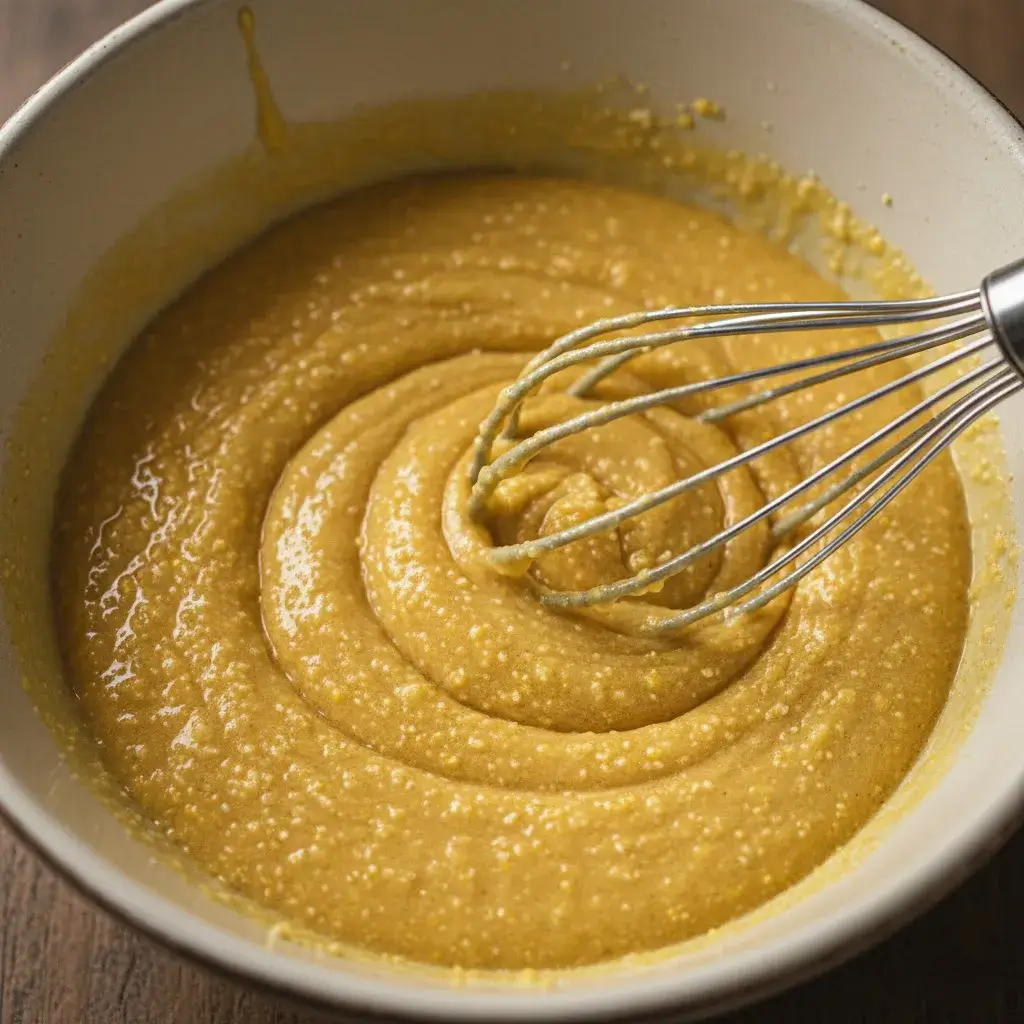 mixing cornbread batter without cornmeal
