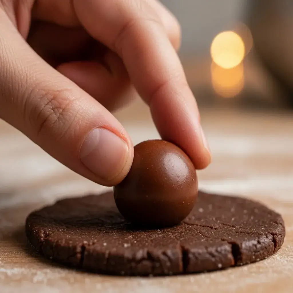 assembling-gooey-lava-cookies-with-truffle