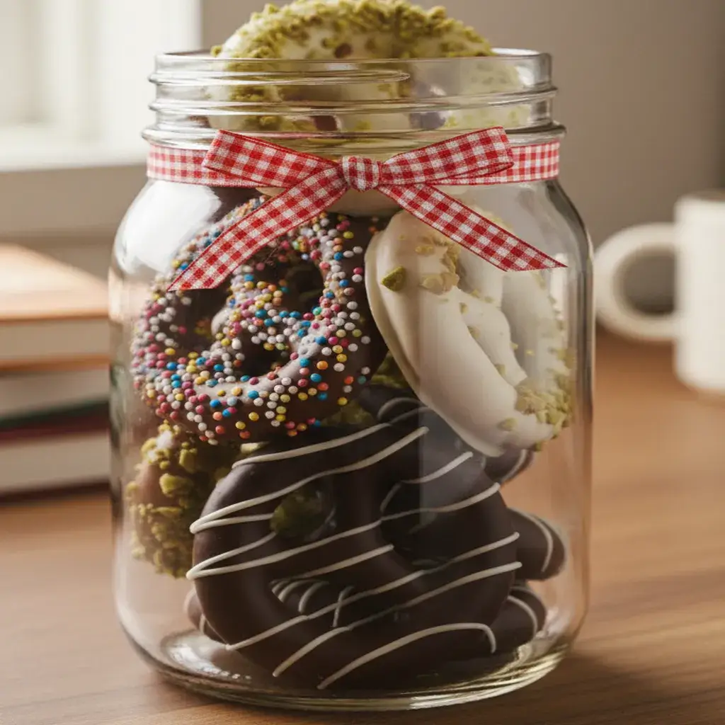 chocolate-covered-pretzels-gift-jar