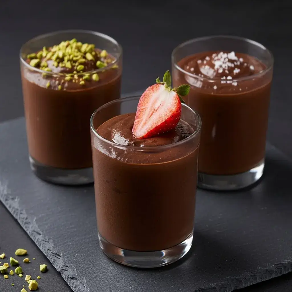 different ways to serve vegan avocado mousse