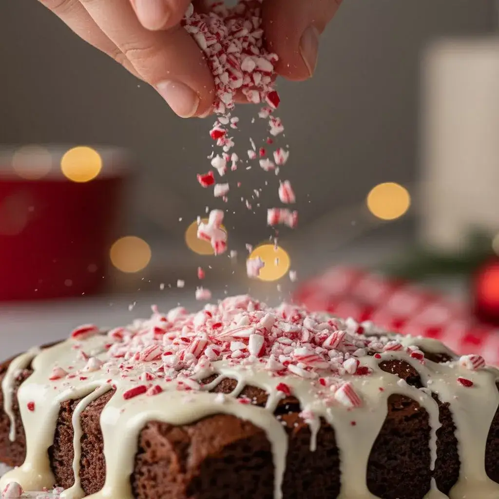 crushing candy canes for cookie topping