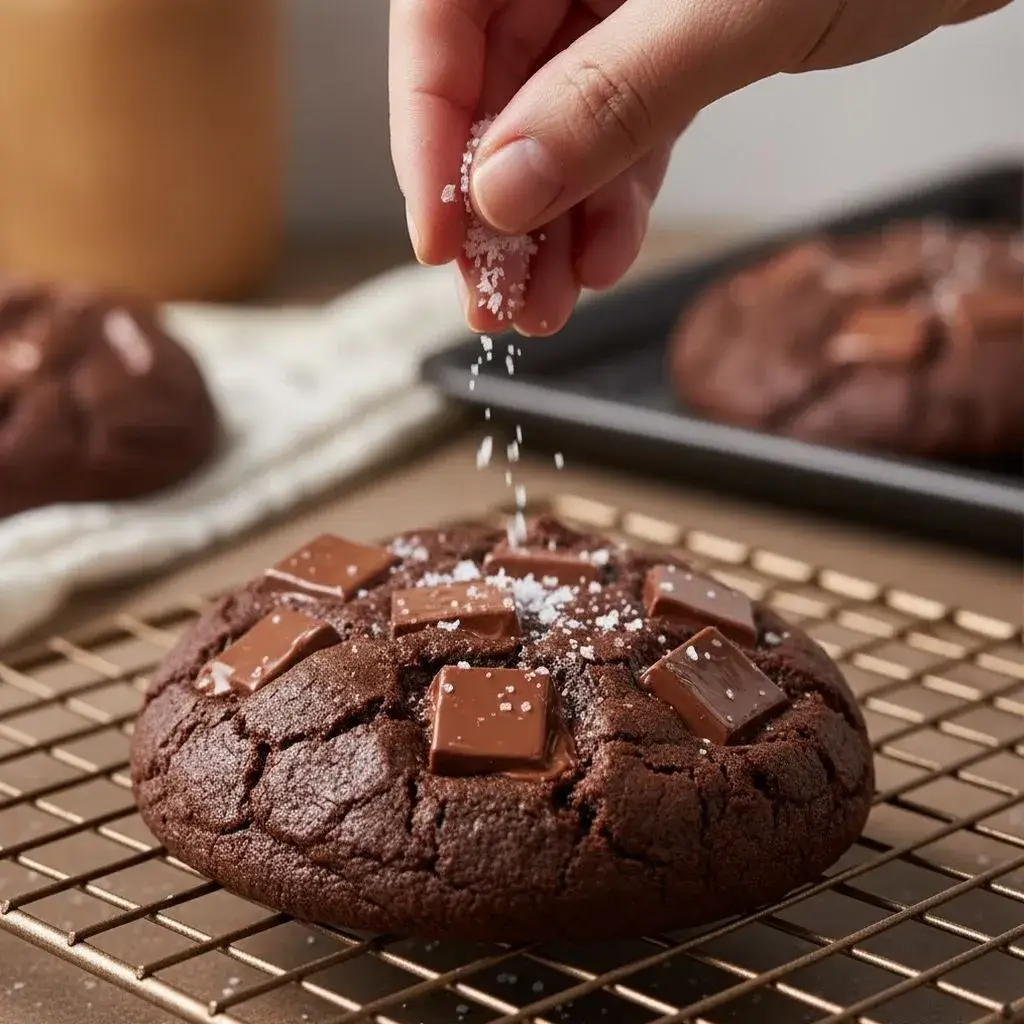 sprinkling-salt-on-dubai-chocolate-brownie-crumbl