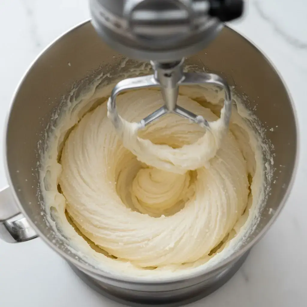 creaming butter and sugar for gluten free cake