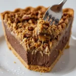 slice of 15-minute no-bake german chocolate pie