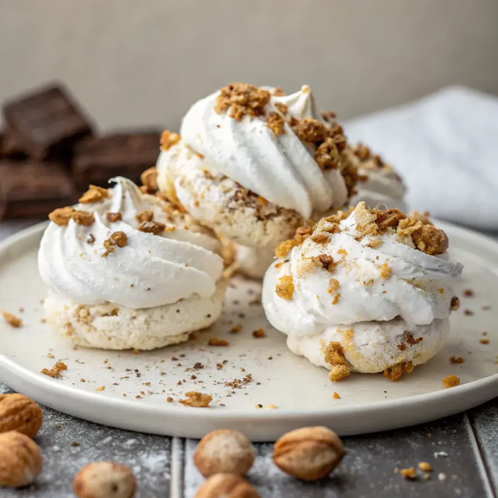 elegant-presentation-of-hazelnut-meringue-bombs-with-coffee