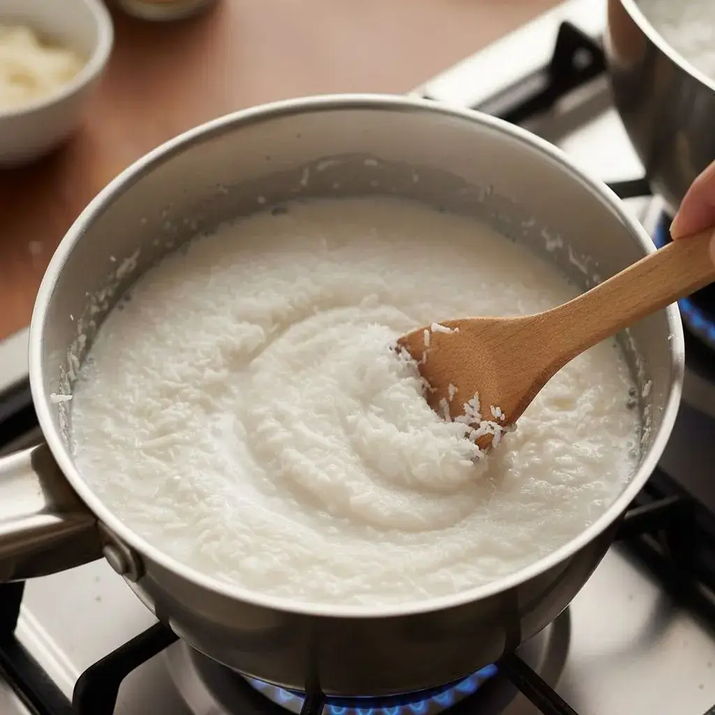cooking-coconut-milk-mixture-for-portuguese-cake (1)