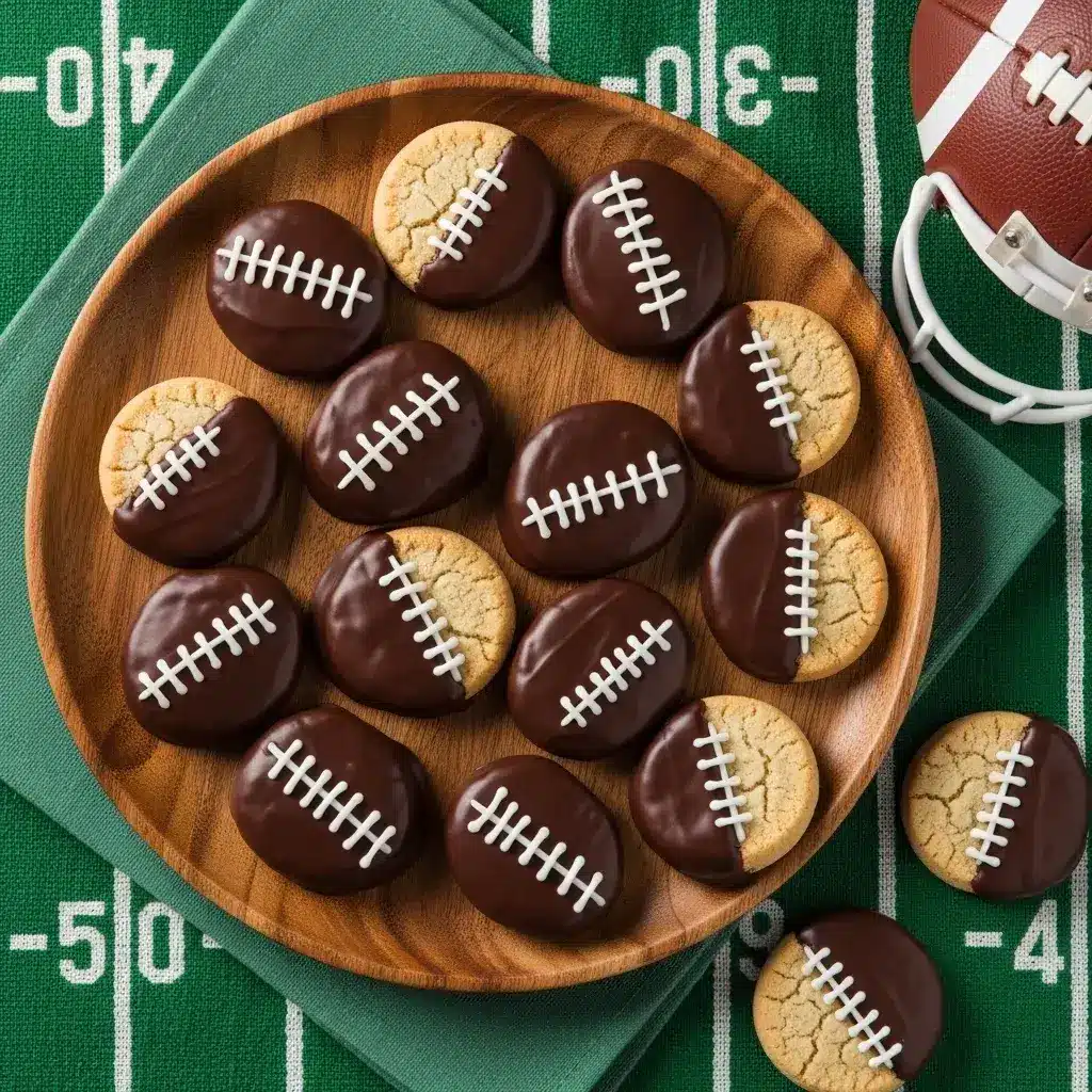 Easy Football Cookies
