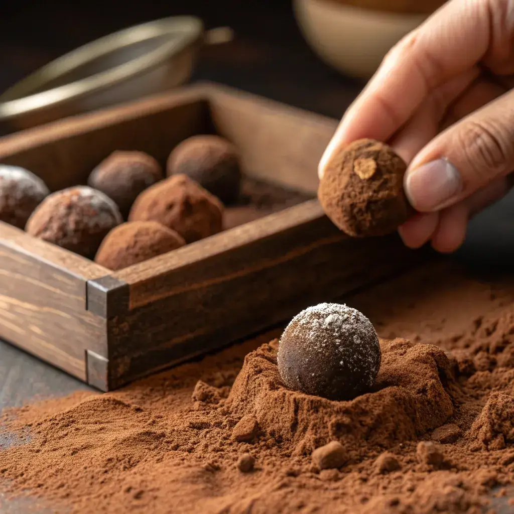 homemade-easy-rich-coffee-truffles-in-cocoa-powder