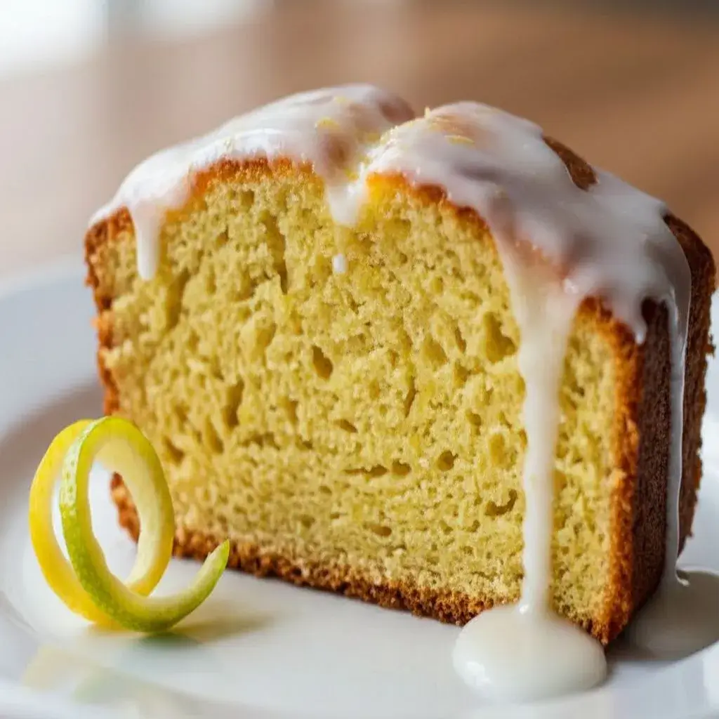 drizzling-glaze-on-keto-lemon-bread-loaf