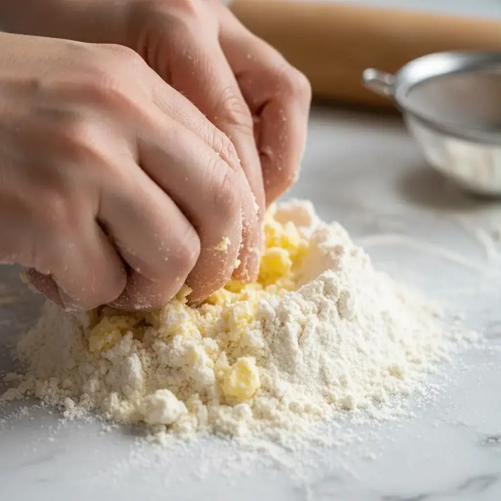 making lemon curd for italian cookies