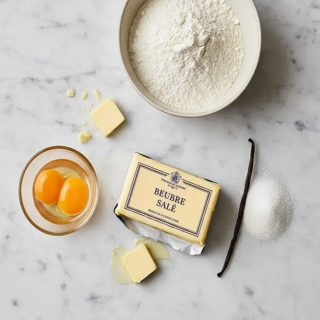 ingredients-for-french-sables-bretons-cookies