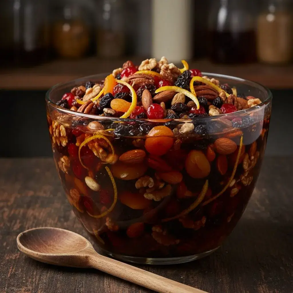 soaking-dried-fruit-for-traditional-fruitcake (1)