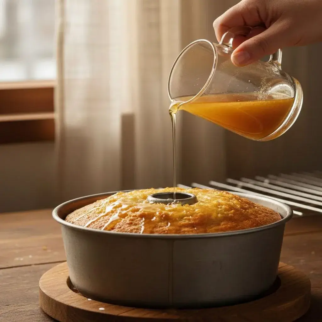 soaking-portuguese-coconut-cake-with-syrup (1)