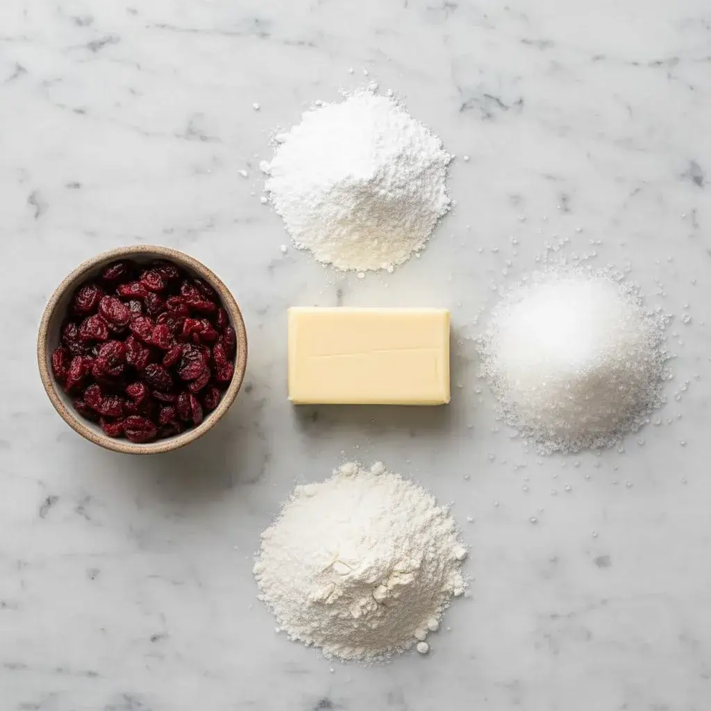 five-ingredients-for-sparkling-cranberry-cookies