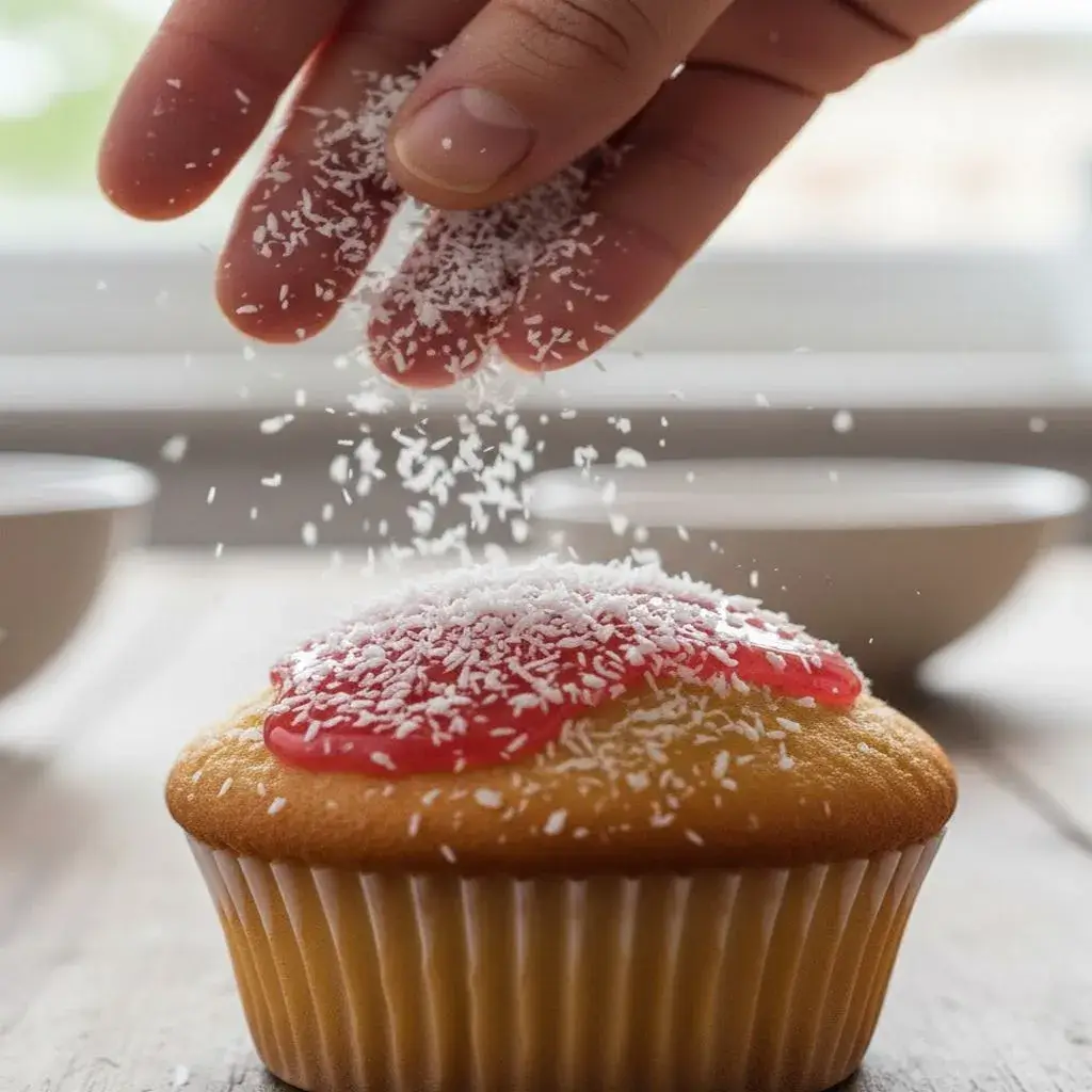 sprinkling-coconut-on-pink-jelly-cakes (1)