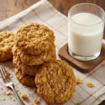stack-of-homemade-Grandma's Ranger Cookies