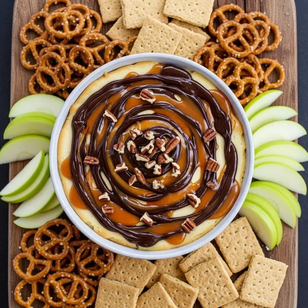 Turtle Cheesecake Dip