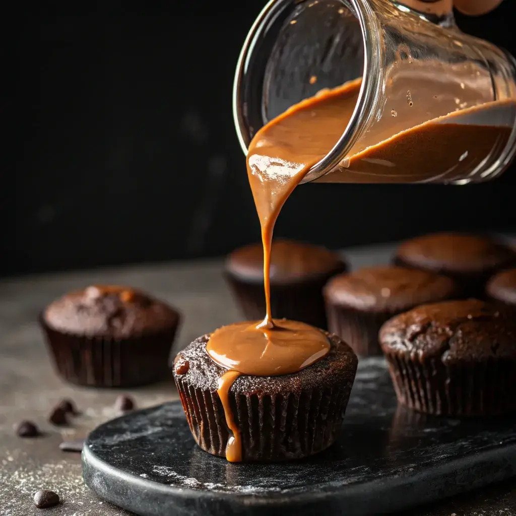 peanut-butter-ganache-glaze-on-cupcake