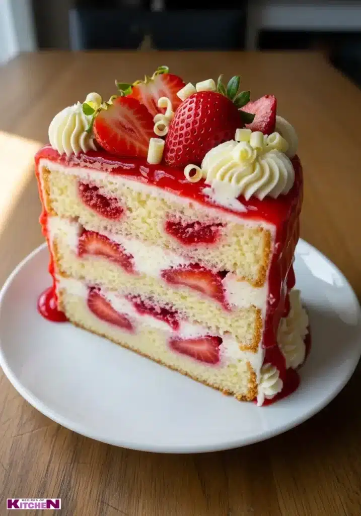 Strawberry Earthquake Cake Recipe
