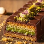 pistachio knafeh chocolate bar