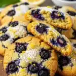 GF Sourdough Lemon-Blueberry Cookies