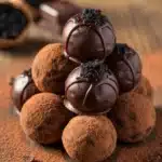 Black Garlic and Dark Chocolate Truffles