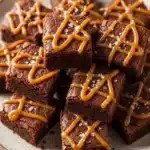 One-Bite Miso Caramel Brownies