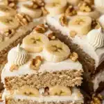 Banana Walnut Cream Cake
