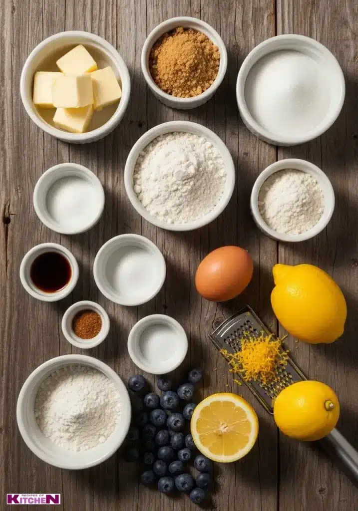 GF Sourdough Lemon-Blueberry Cookies