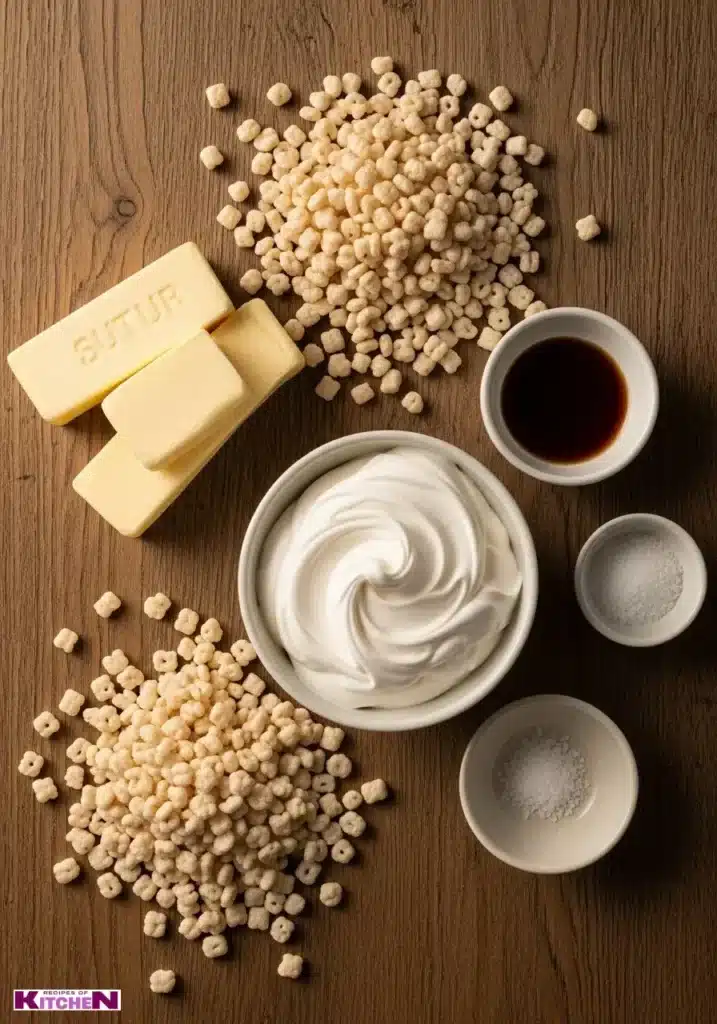 rice krispie recipe with marshmallow cream