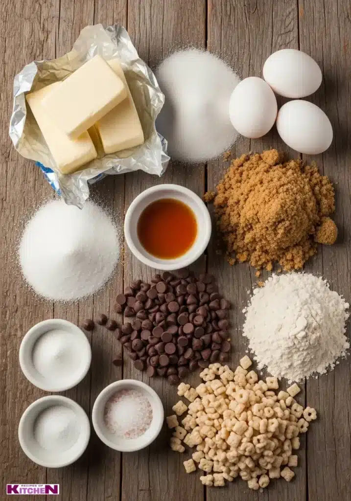 rice krispie chocolate chip cookies