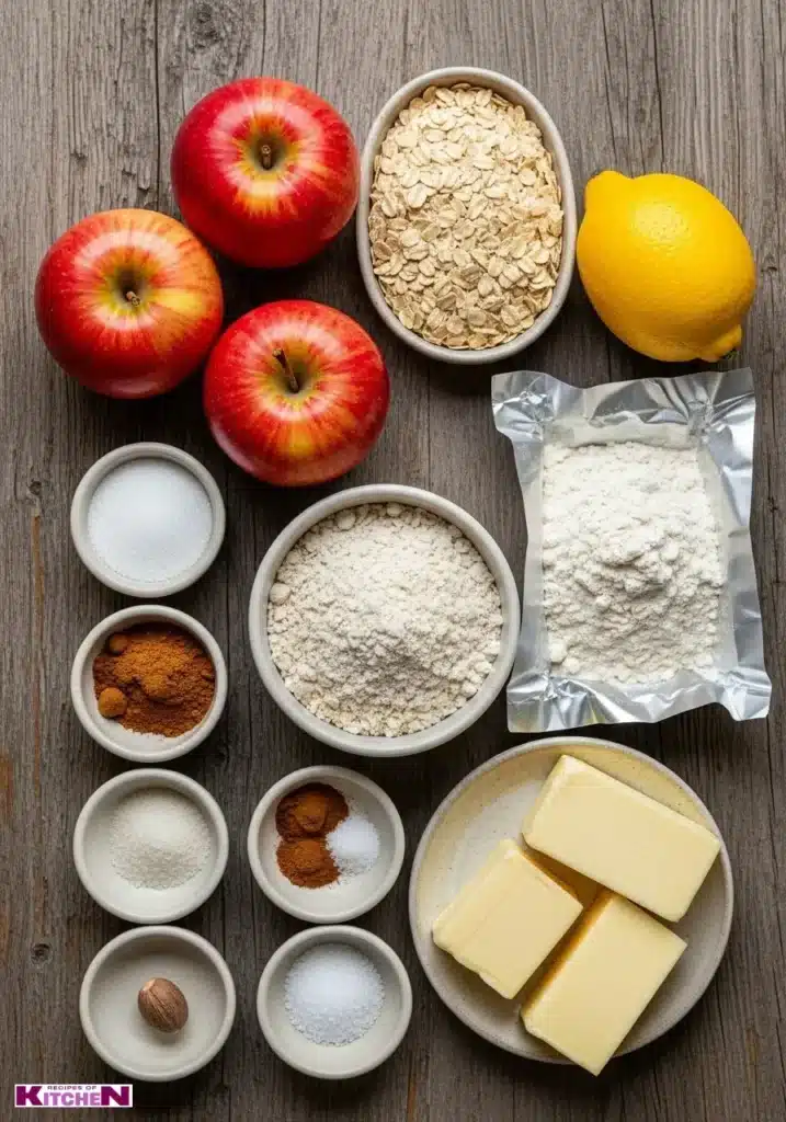 gluten free baked apple crisp