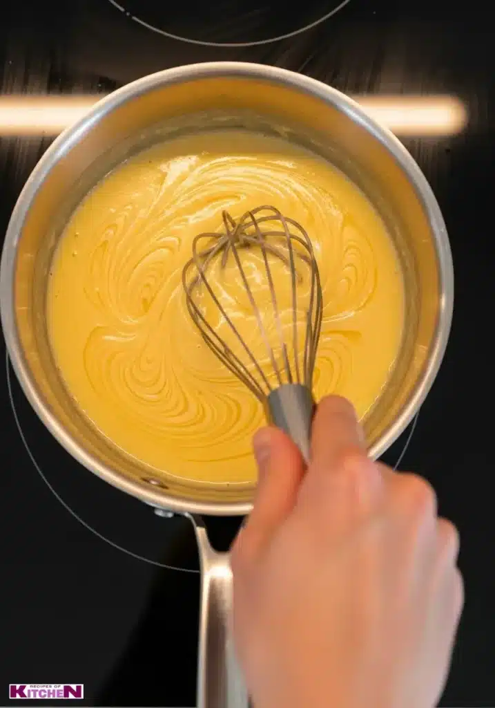 Irish apple cake with custard sauce