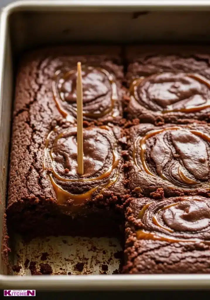 One-Bite Miso Caramel Brownies
