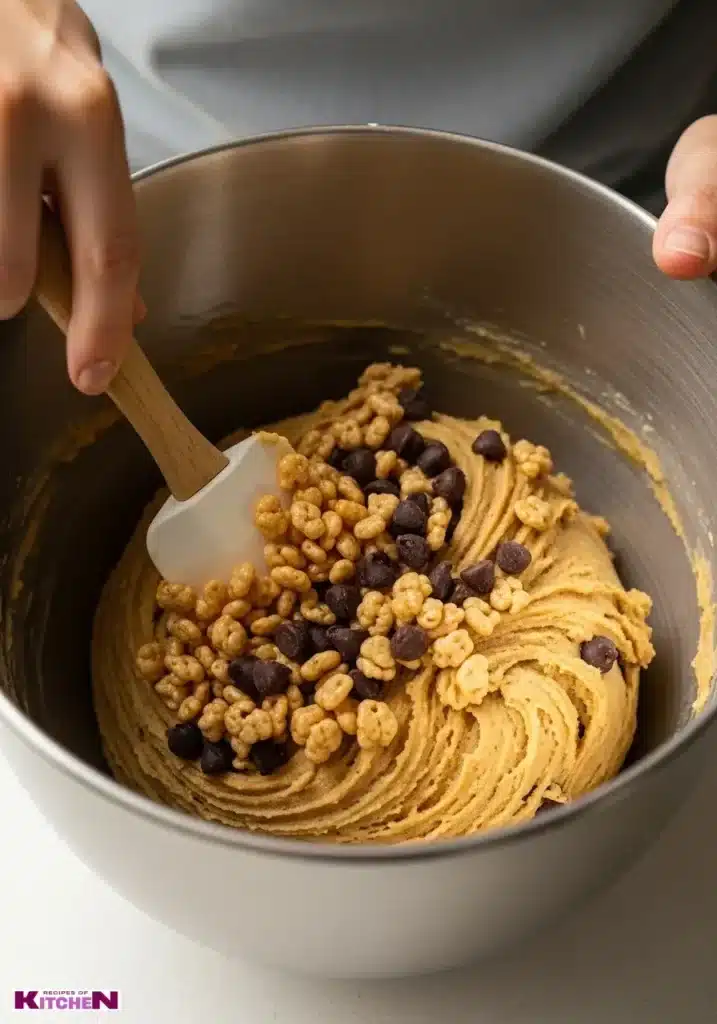 rice krispie chocolate chip cookies