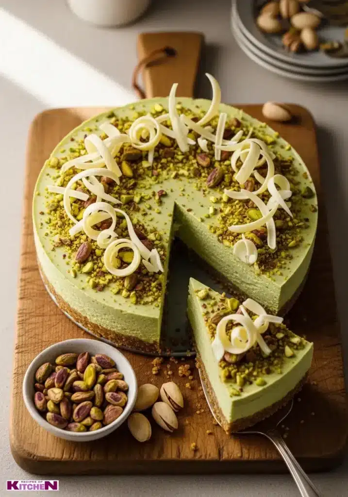 pistachio cheesecake