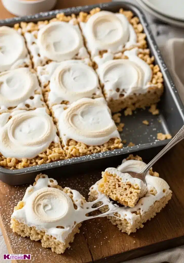 rice krispie recipe with marshmallow cream