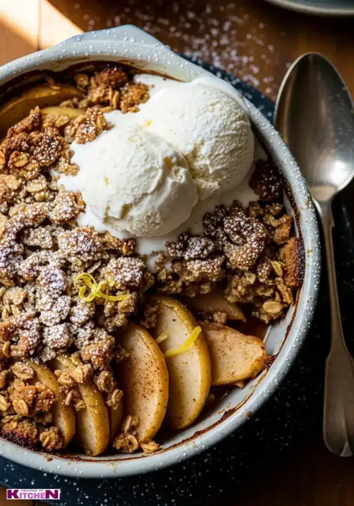 gluten free baked apple crisp