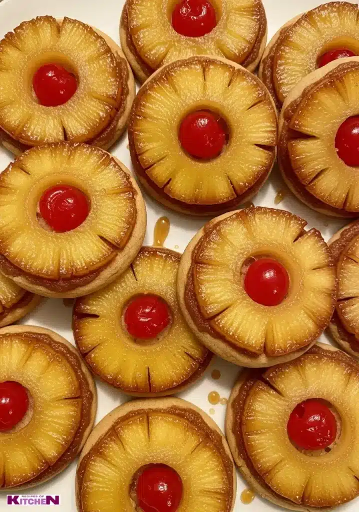 pineapple upside down sugar cookies