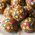 No Bake Cake Batter Protein Balls