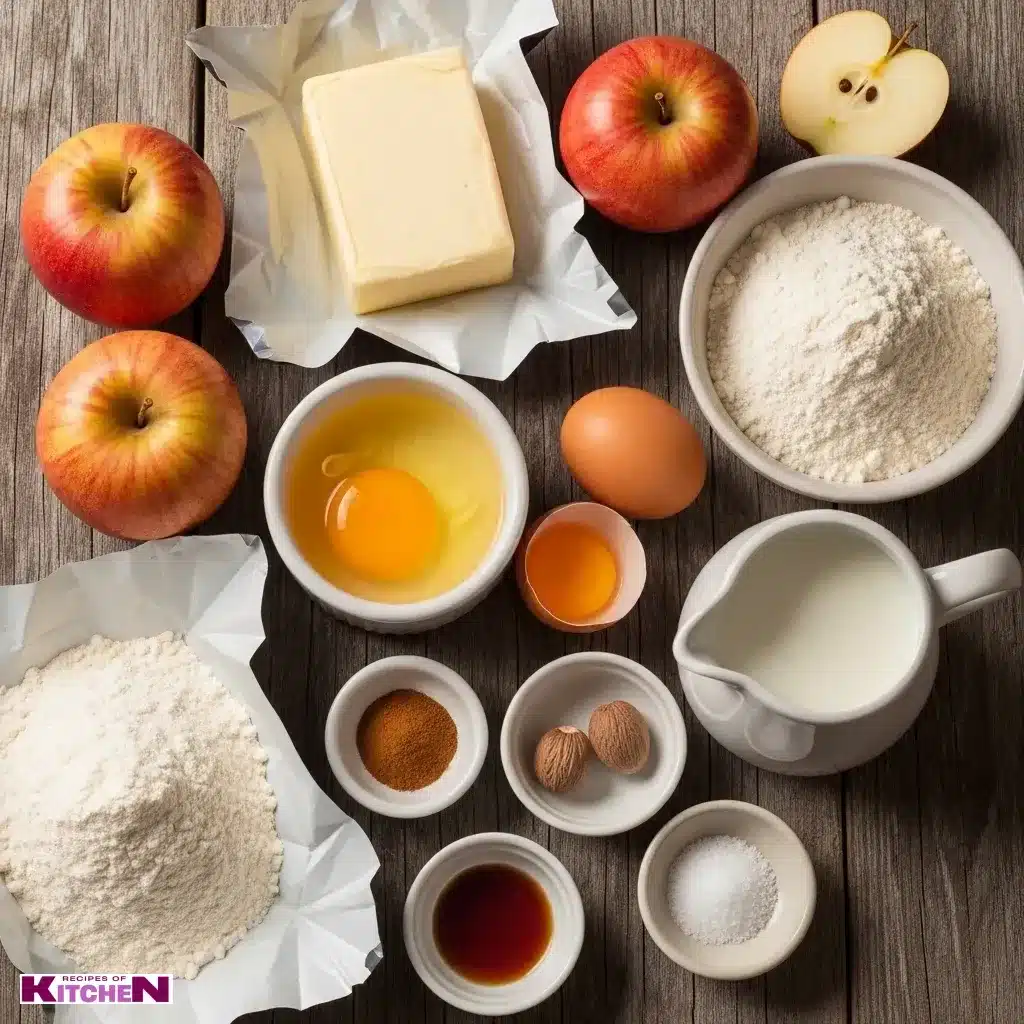 creamy Apple Custard Impossible Pie