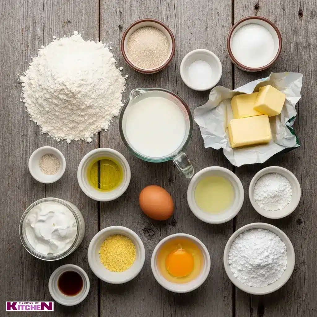 Fluffy Korean Milk Cream Donuts