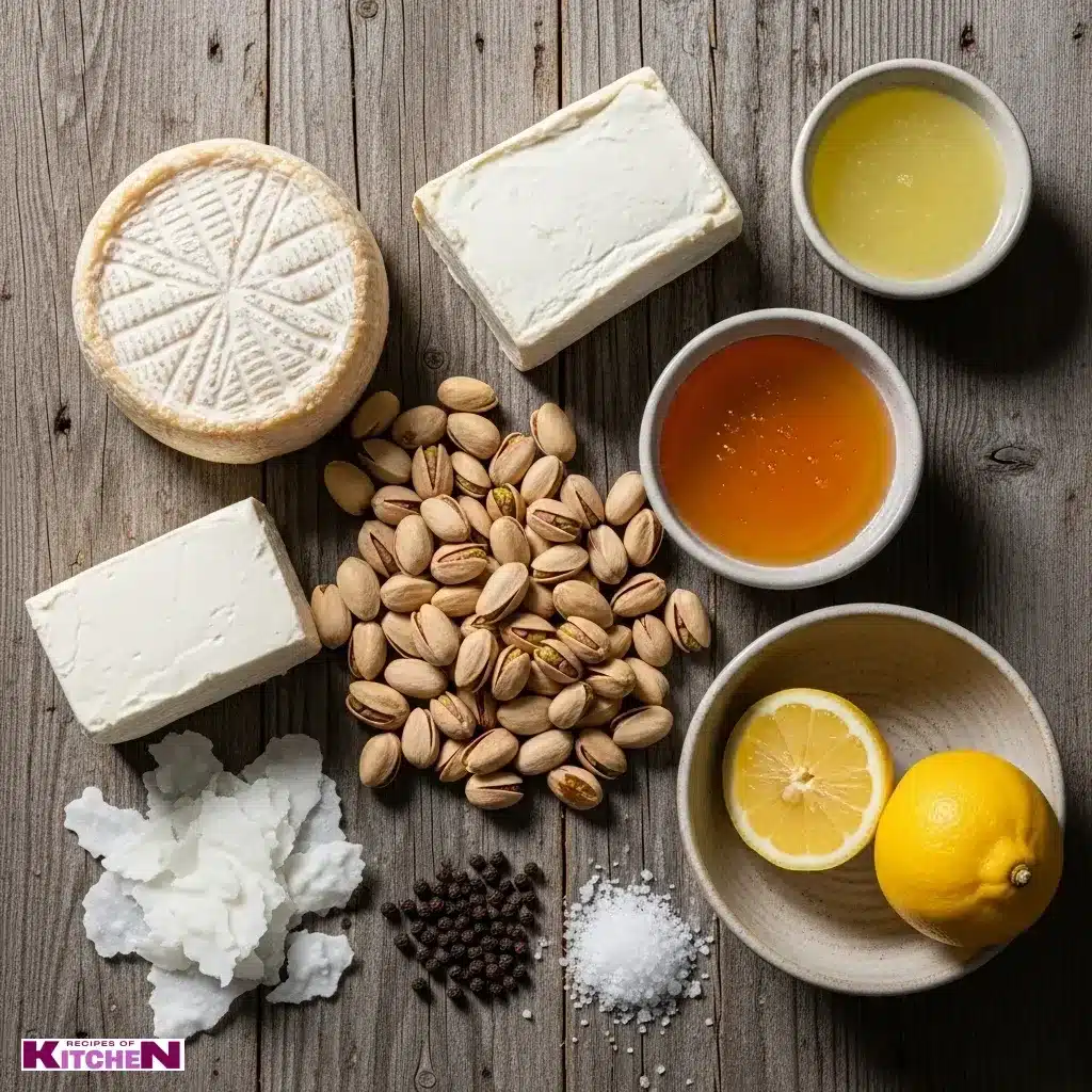 boursin pistachio hot honey dip