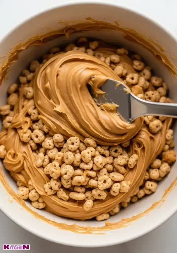 peanut butter balls with rice krispies​