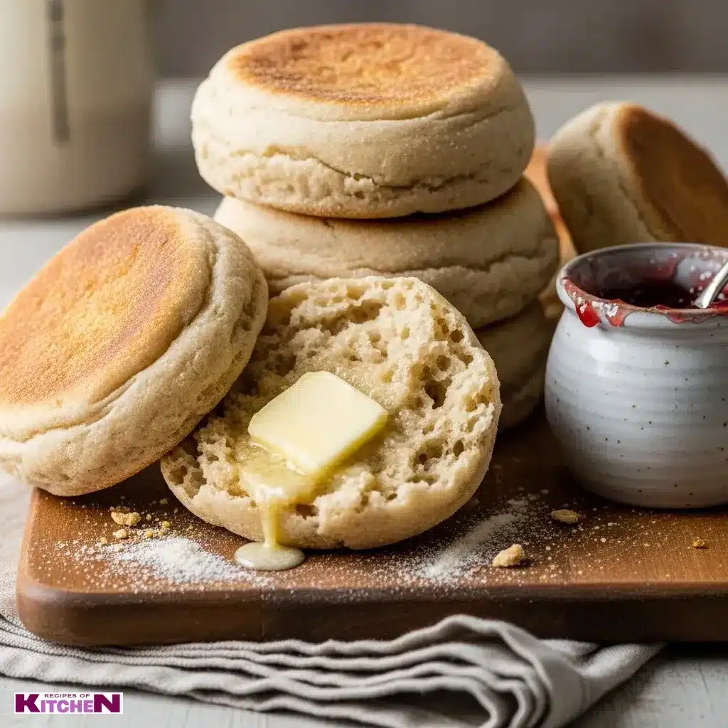 Sourdough English Muffins