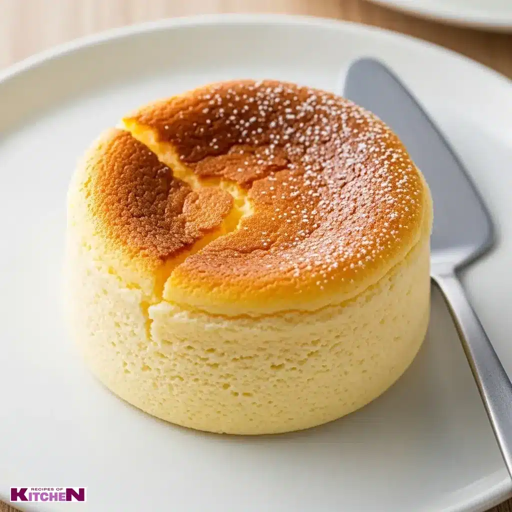 2 ingredient japanese cheesecake