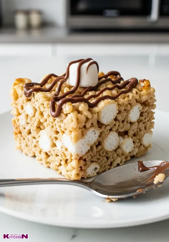 microwave rice krispie cake