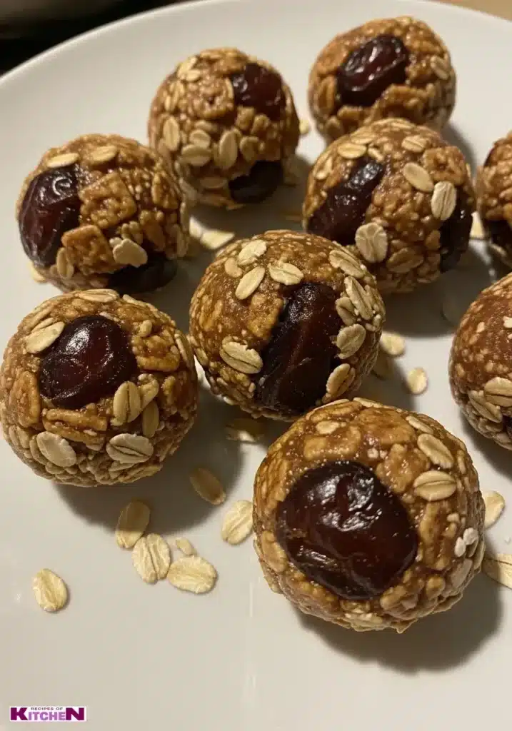 date and rice krispies balls