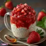 strawberry shortcake overnight oats