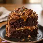 Turtle Caramel Cake